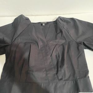 @@@BANANA REPUBLIC@@@ CROPPED WRAP-FRONT TOP BLACK Size: XS